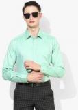 Raymond Green Slim Fit Solid Formal Shirt Men