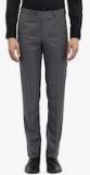 Raymond Grey Regular Fit Solid Formal Trouser Men