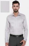 Raymond Grey Slim Fit Self Design Formal Shirt men