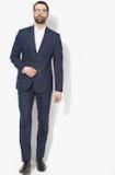 Raymond Navy Slim Fit Checked Single Breasted Formal Suit Men