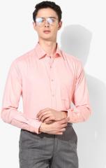 Raymond Orange Slim Fit Solid Formal Shirt men