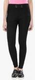 Recap Black Solid Jeggings Women