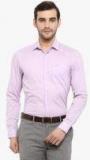 Red Tape Lavender Regular Fit Solid Formal Shirt Men