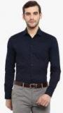 Red Tape Navy Blue Regular Fit Solid Formal Shirt men