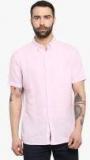 Red Tape Pink Solid Regular Fit Casual Shirt men