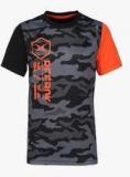 Reebok B Bas Printed Grey Training T Shirts Boys