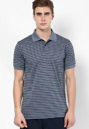 Reebok Big Stripe Polo T Shirt Men