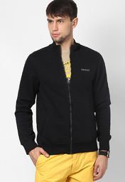 Reebok Black Training Track Tops Men