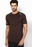 Reebok Coffee Round Neck T Shirt Men