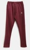 Reebok Maroon ES FT Training Track Pants Boys