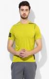 Reebok Osr Ss Elev Green Printed Round Neck T Shirt men