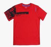 Reebok Red Printed T Shirt Boys