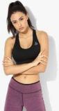 Reebok Wor Sl Ms Black Solid Sports Bra Women