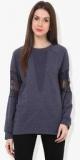 Rena Love Grey Solid Sweatshirt women