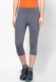 Restless Grey Solid Capri women