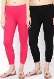 Rham Pack Of 2 Black & Fuschia Capri Women