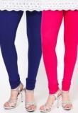 Rham Pack Of 2 Fuschia & Royal Blue Leggings Women