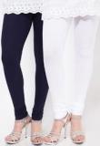 Rham Pack Of 2 Navy Blue & White Leggings Women