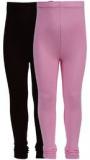 Rham Pack Of 2 Pink & Coffee Leggings Girls