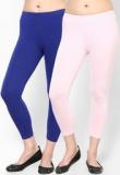 Rham Pack Of 2 Pink & Royal Blue Capri Women