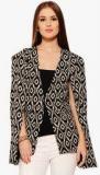 Ridress Black Printed Shrug Women