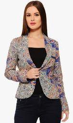 Ridress Multi Colored Printed Summer Jacket women