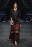 Ritu Kumar Navy Blue Embroidered Kurta Jacket Set women