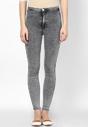 River Island Black/Grey Jeans Women