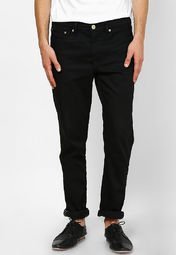 River Island Black Slim Fit Jeans Men