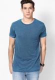 River Island Blue Ddb Round Neck T Shirt Men