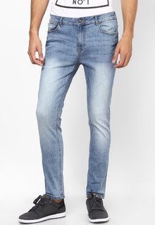 River Island Blue Freddy Skinny Fit Jeans men