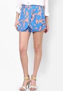 River Island Pink Printed Highwaisted Shorts women