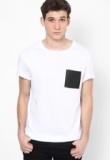 River Island White Round Neck T Shirt men