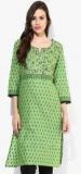 Riya Green Printed Kurti women