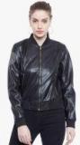 Roadies Women Black Pu Jacket Women