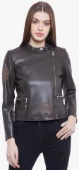 Roadies Women Brown Pu Jacket women