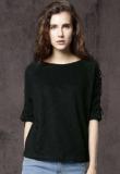 Roadster Black Solid Blouse Women