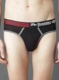 Roadster Black Solid Brief Men