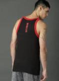 Roadster Black Solid Innerwear Vest RDST RB PK1 005A Men