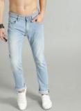 Roadster Blue Regular Fit Mid Rise Clean Look Stretchable Jeans Men