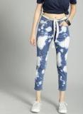 Roadster Blue Slim Fit Mid Rise Clean Look Stretchable Cropped Jeans Women