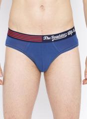 Roadster Blue Solid Briefs Rdst Br Pk1 017C men