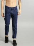 Roadster Blue Tapered Fit Mid Rise Clean Look Jeans Men