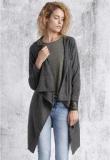 Roadster Charcoal Grey Solid Shrug Women