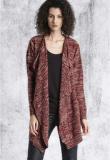 Roadster Maroon Textured Shrug Women