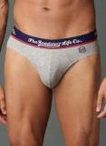 Roadster Men Grey Melange Solid Briefs RDST BR PK2 010A