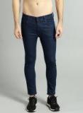 Roadster Men Navy Blue Skinny Fit Mid Rise Clean Look Stretchable Jeans