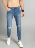 Roadster Navy Blue Mid Rise Skinny Fit Jeans Men