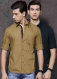 Roadster Pack Of 2 Navy Blue Solid Casual Shirts men