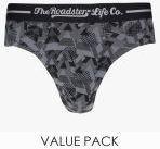 Roadster Pack Of 2 Printed Basic Briefs Men